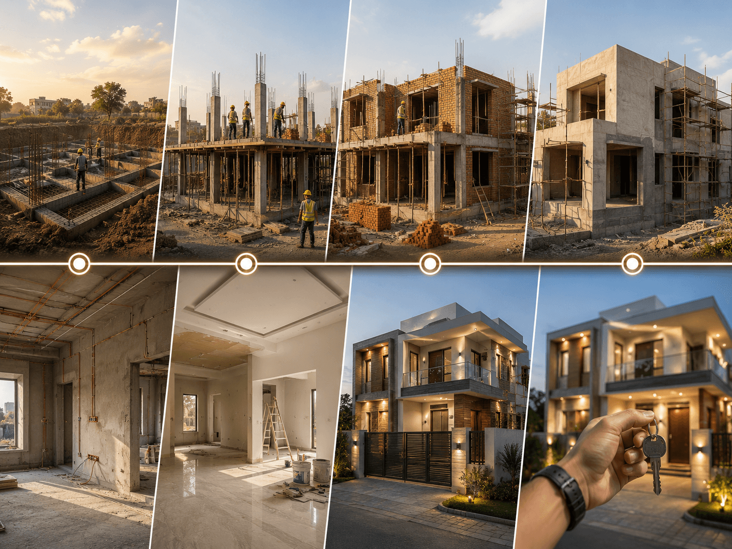 Residential Construction Timeline: From Foundation to Handover